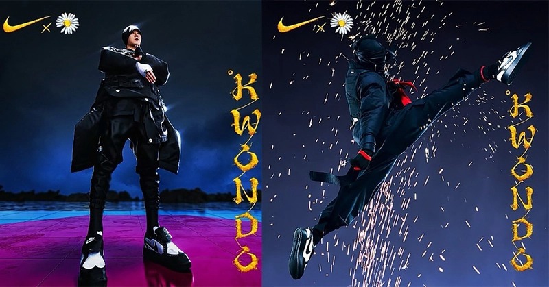 The PEACEMINUSONE x Nike Kwondo 1 Comes in the 